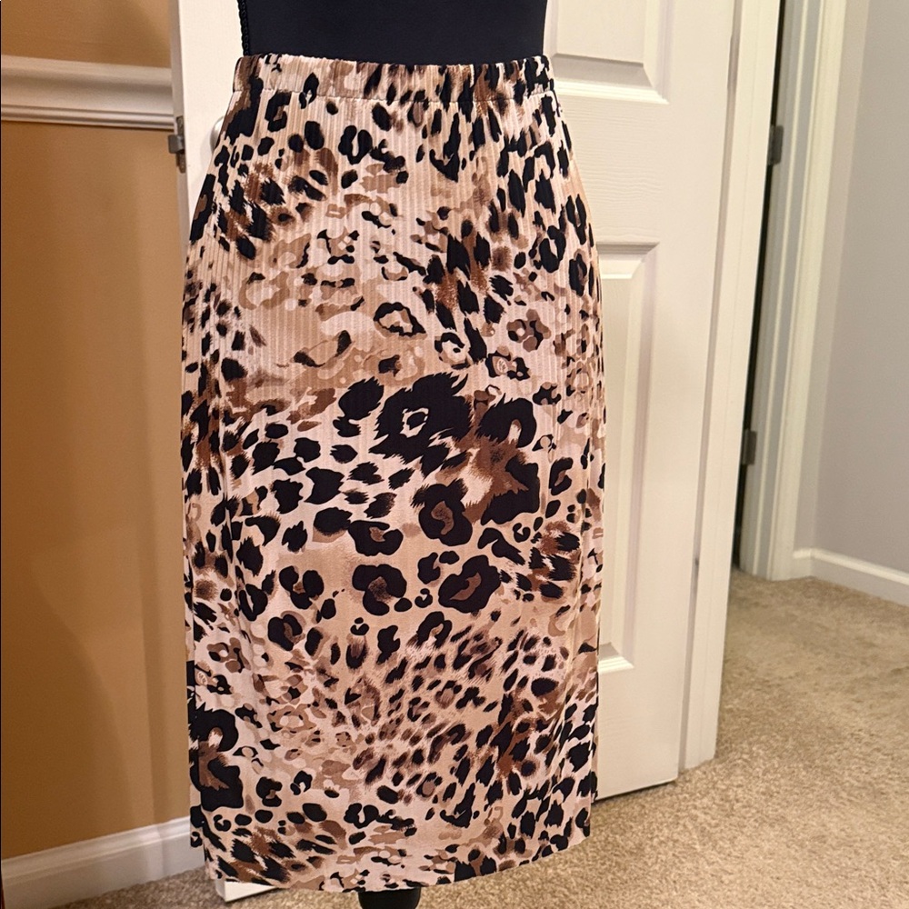Sunny Leigh Animal Print Pencil Skirt